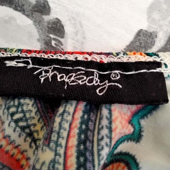 Rhapsody Boho Multi-colored Paisley Print Maxi Dress - XL - Picture 6 of 8